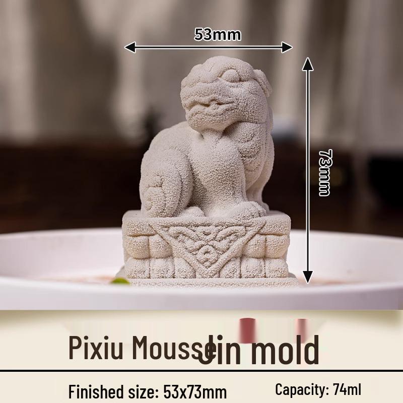 In-Stock Silicone Sheep Mousse Mold - 3D Cartoon, Food-Grade, Cute & Creative Design