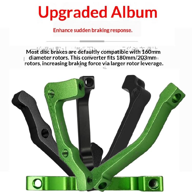 Light Weight Aluminum Alloy Front Rear Mountain Bikes Disc Brake Adapter 160mm To 180/203mm Bikes Brake Calipers Adapter