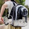 Pet Cat Bag Transparent Skylight Outing Bag Portable Space Cabin Cat Supplies Breathable Large Capacity Backpack