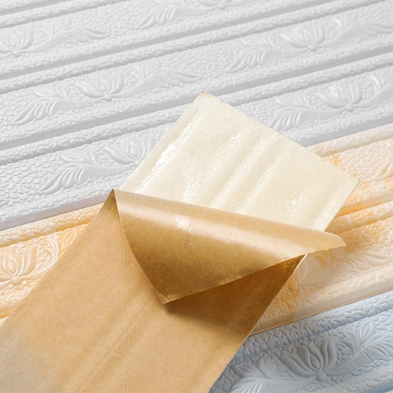 3D Foam Wall Edge Strip Stickers 230CM Self-Adhesive Waterproof Baseboard Corner Waist Line Sticker Home Decoration
