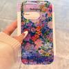 Ins Wind Flash Powder Full Screen Color Flowers Suitable for Iphone16pro Mobile Phone Case Apple 15 Protection 14 Double Layer Anti-drop