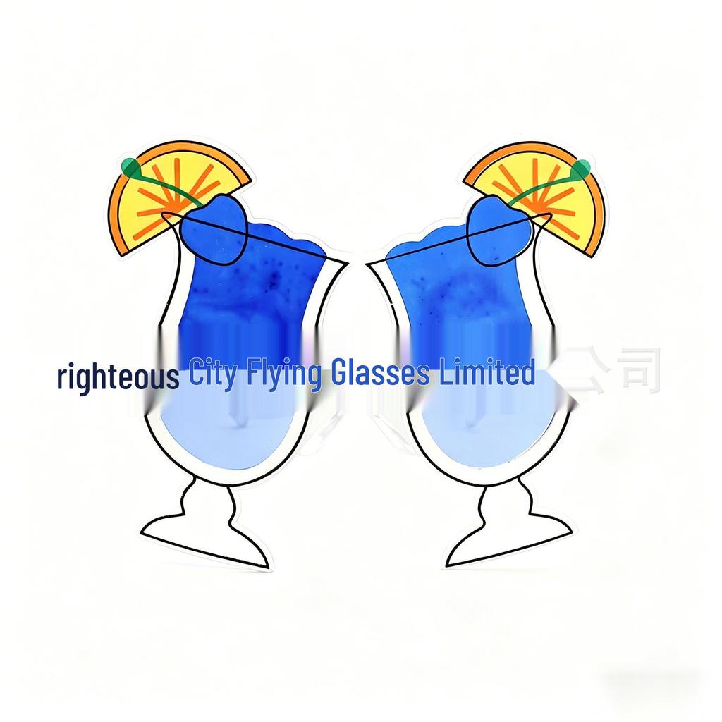 Hawaiian Beach Party Glasses: Coconut Tree, Flamingo, Parrot, Ice Cream, Flower & Wine Glass Fun