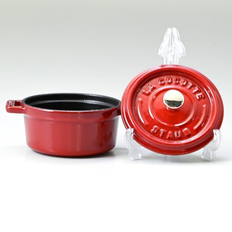 Staub Mini Cocotte, rund, 10 cm Topf [Staub], Kirsche/Rot [Artikel] [Haushalt & Küche]