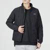 Under Armour Cg Reactor Vlap Golf Hybrid Solid Logo Print Sports Casual Stand Collar Warm Cotton Jacket Men Jacket Black 1364642-002