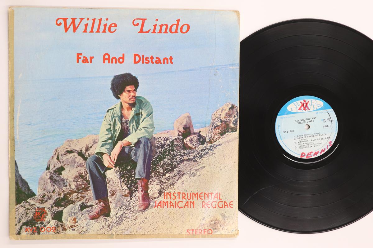 

LP Record WILLIE LINDO Far And Distant XYZ002 WILD FLOWER 1974 Jamaica Reggae Ska Dub Used