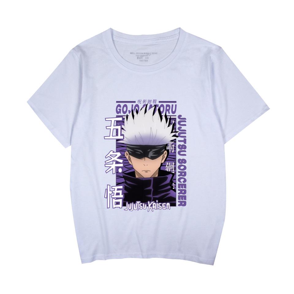 NEW Arrival Women/Men's Casual Jujutsu Kaisen Anime Printed Short Sleeve T-shirt Funny Tee Shirts O-neck Cool Tops