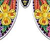 Mandala DIY Acrylic Diamond Painting Hanging Pendant Single-Sided Drill Rhinestone Diamond Art Pendants 9.25x9.25inch for Adults