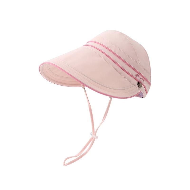 Summer Children's Empty Top Hat Breathable Sun Hat Baby Girl Sun Protection Hat with Windbreak Rope Children's Hat Sun Hat Hat