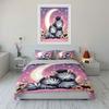 Dreamy Zebras Cuddling Together Duvet Cover Set With 3D Printing Design Soft Polyester Bedding Set All-Season Comfort