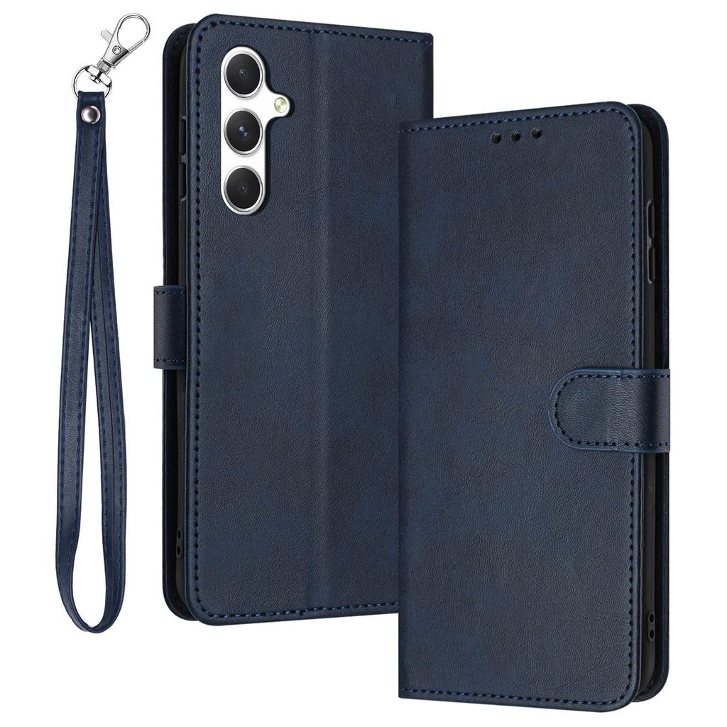 For Samsung Galaxy A56 5G Case Flip Stand PU Leather Wallet Phone Cover Calf Texture