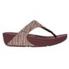 FitFlop Womens/Ladies Lulu Shimmer Wave Toe Post Sandals