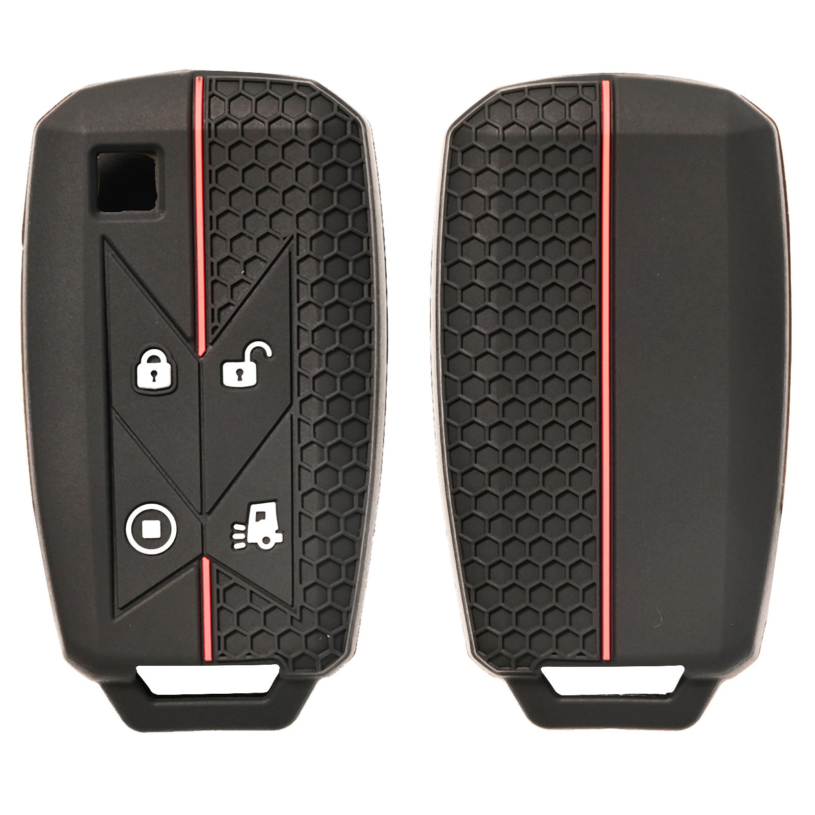 

4 кнопки силиконовый брелок для ключей чехол чехол держатель защитный для Renault Gama Seris TCK зажигания евро пикап грузовик грузовик чёрный