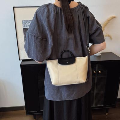 Trendy Bag Women's Summer New Casual Simple Double Shoulder High-end Sense Niche Single Shoulder Oblique Span Bag