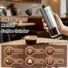 Grinder Conical Burr with 40 Adjustable Settings, Portable Stainless Steel Hand Coffee Bean Mill for Espresso Pour
