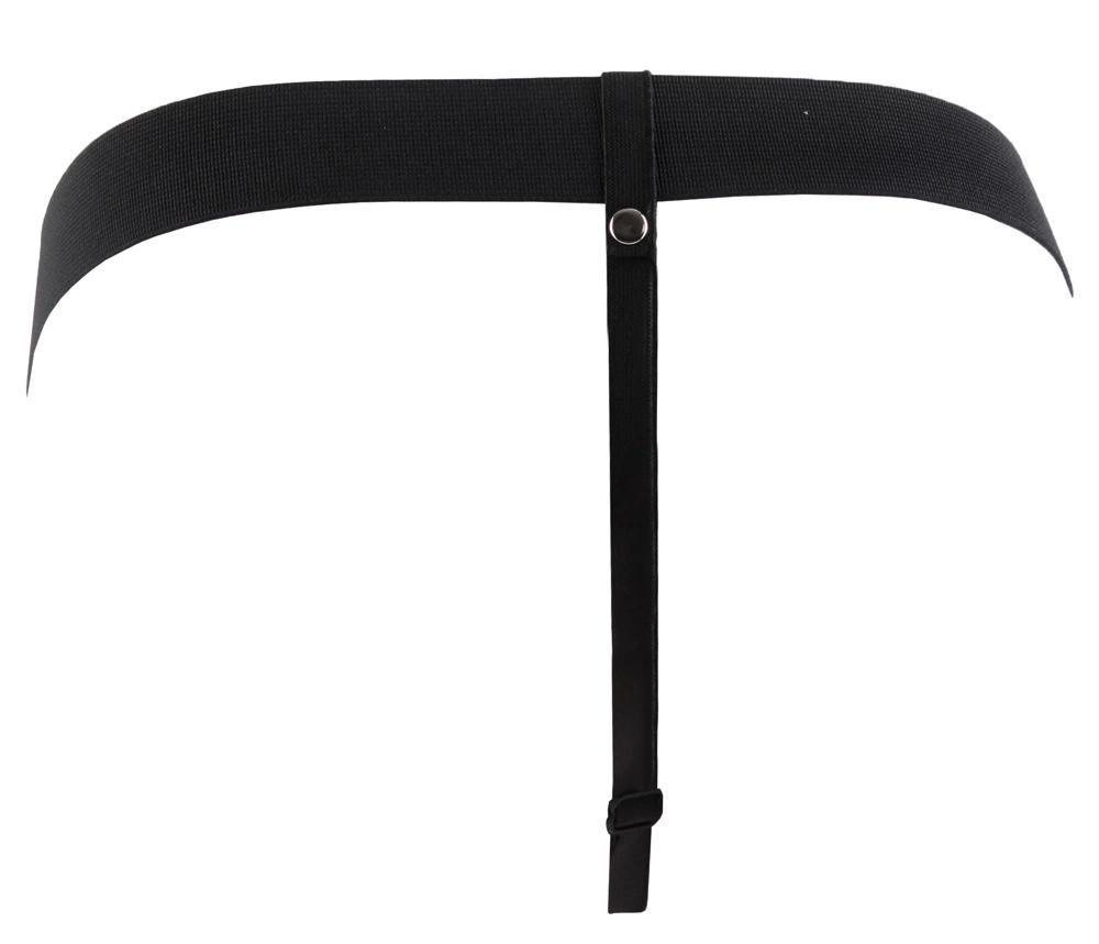 Fetish Fantasy Series - Strap-On Harness with Hollow Natural Vibrator 19cm