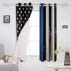Wooden American Flags Blackout Curtains For Living Room Window Curtains For Bedroom Kitchen Curtains Drapes Blinds