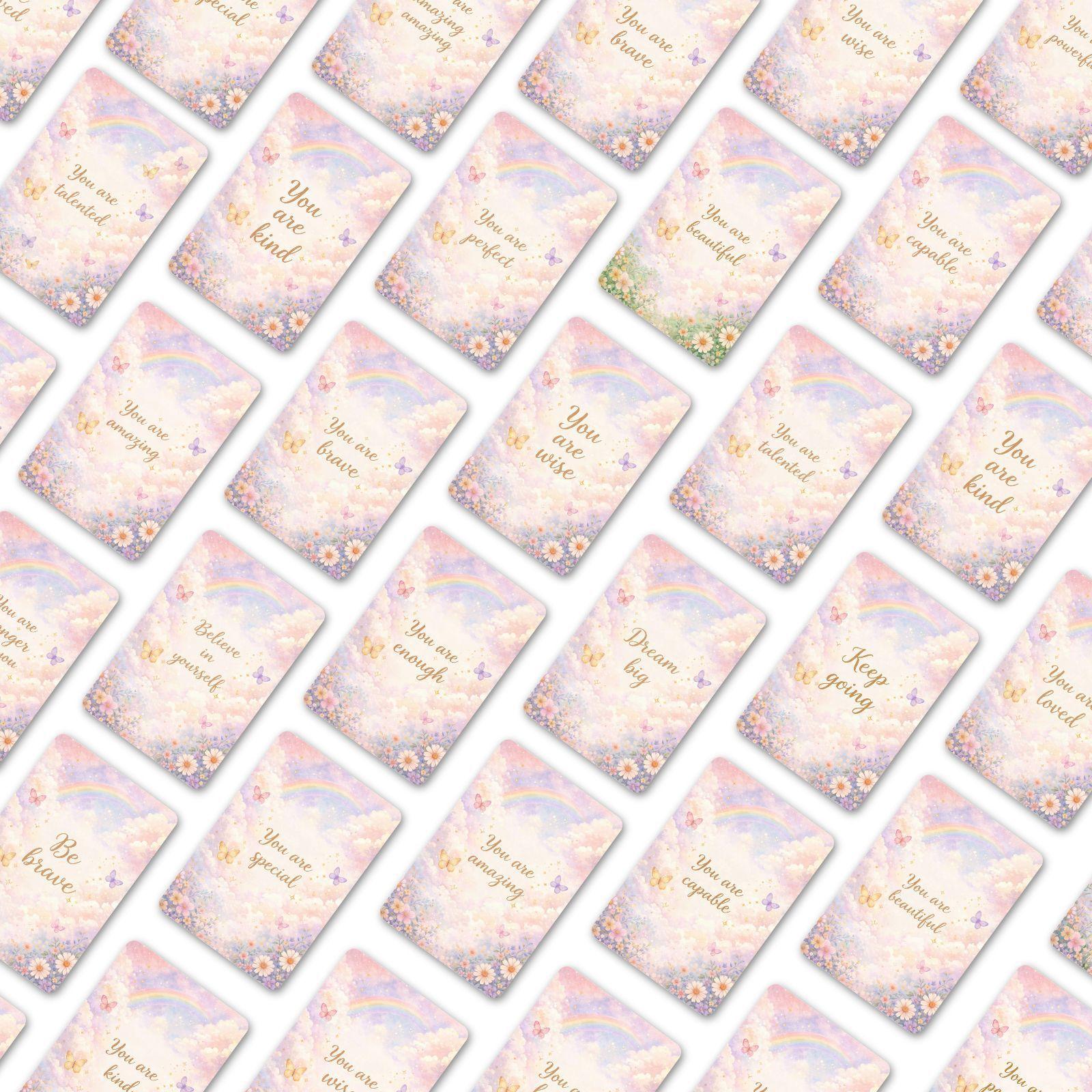

36 Dream Healing Text Cards, Small Fresh And Inspirational Encouraging Text, Small Cards Can Be Handwritten RXHB0501