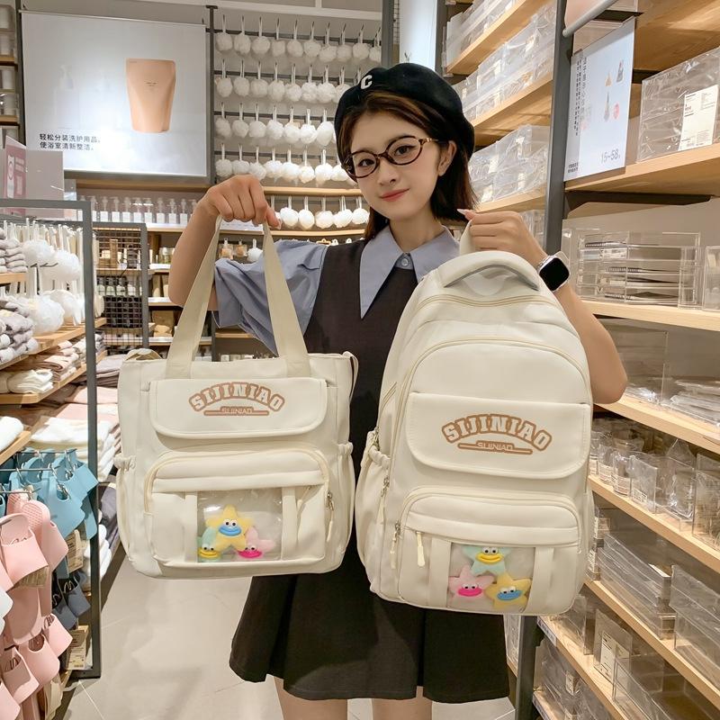 Нейлоновый рюкзак для девочек — фото 16