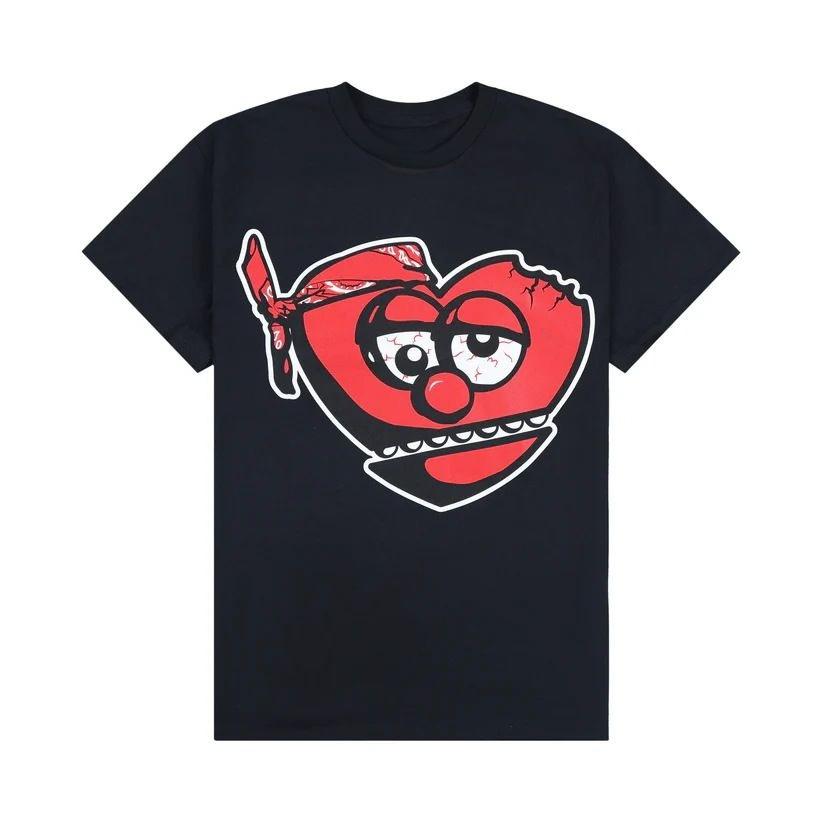 New Y2K American Street Hip Hop Style GOLOGANG Cartoon Men's and Women's Printed Loose T-Shirt Versatile Personality