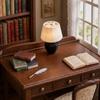 Lámpara de Mesa en Miniatura, Pequeña Lámpara Retro de Mesita de Noche, Mini Lámpara de Escritorio para Mansión de Muñecas a Escala 1/12, Dormitorio en Miniatura
