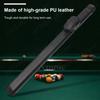 Pool Cue Stick Carrying Bag Cue Case Carry Bag Leather Portable Baseball Bat Bag Stick Cover Fit for 1/2 Snooker Billiard