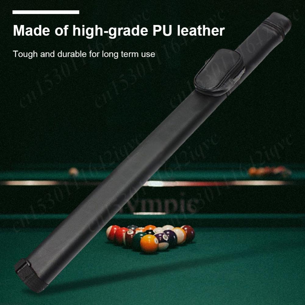 Geantă de transport pentru tac de biliard, husă pentru tac, geantă de transport din piele, portabilă, pentru bâta de baseball, husă pentru tac, potrivită pentru 1/2 snooker biliard