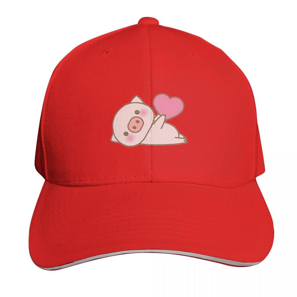 Lots Of Little Hearts Pig Emoticon Cap Fashion Casual Baseball Caps Adjustable Hat Hip Hop Summer Unisex Baseball Hats