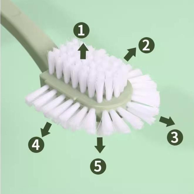 Household Multifunctional Five-Sided Shoe Washing Brush Shoe Brush