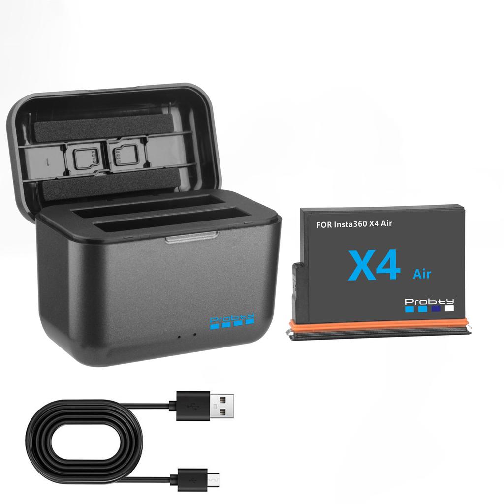 Probty 2100mAh For Insta360 X4 Air Battery for Insta360 X4 Air Battery Power Accessories