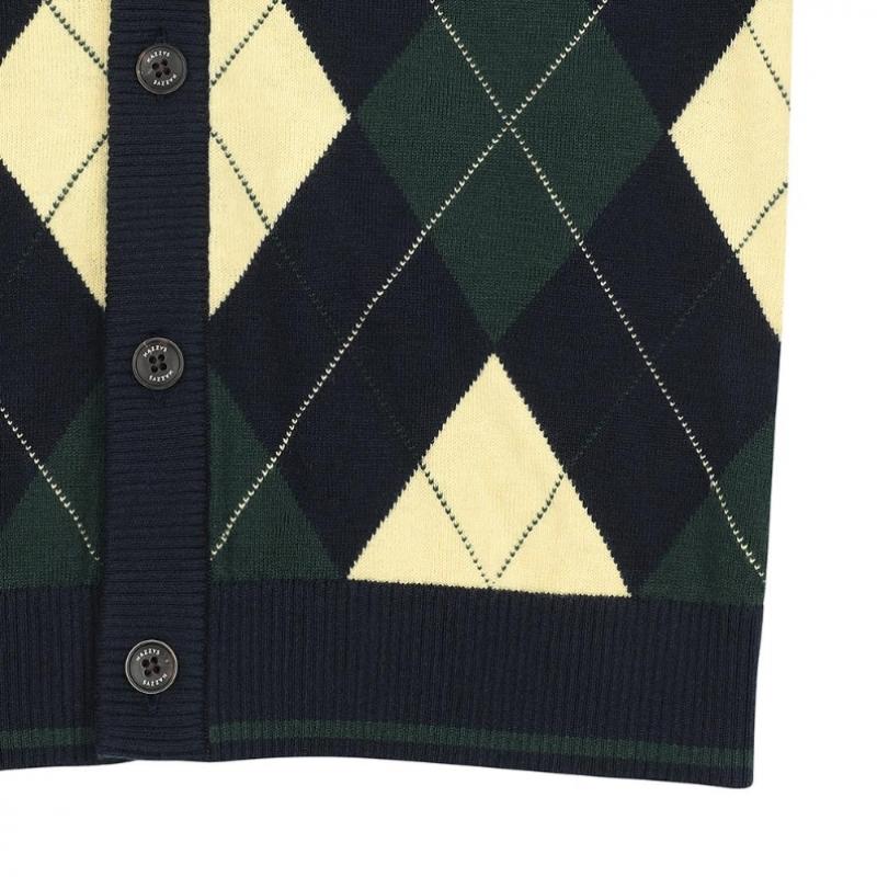 Hazzys Kids Argyle Cardigan Huf12kc11m Nv