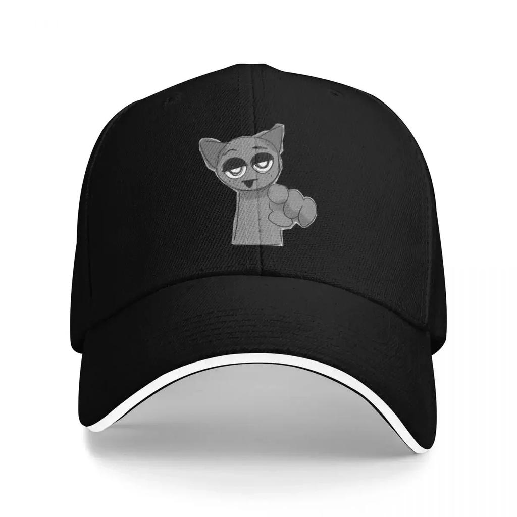 Sprunki Gray Funny Game Cap Fashion Casual Baseball Caps Adjustable Hat Hip Hop Summer Unisex Baseball Hats Customizable