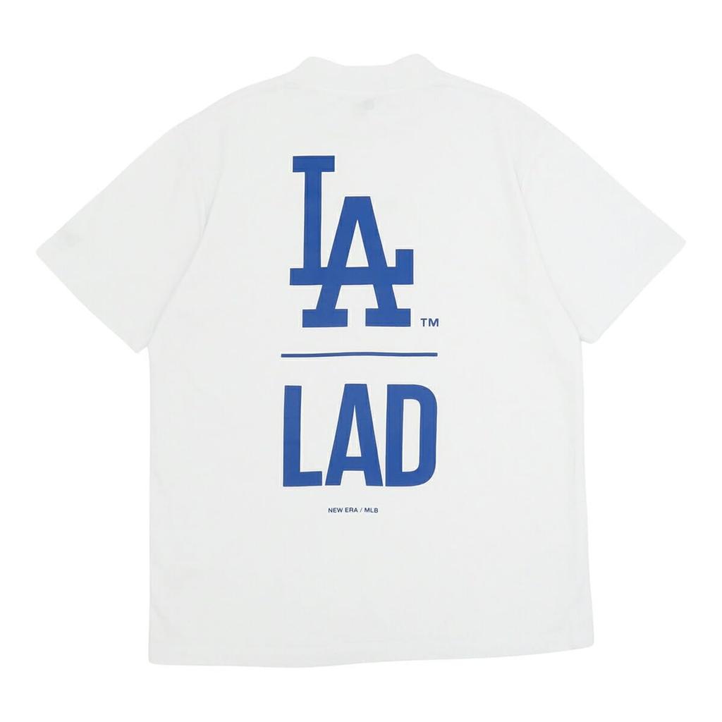 Golf Short Sleeve Mid Neck MLB Cotton LA White L GF SS MID NECK TEE MLB LOSDOD WHI 14391508 NER36G9671 [New Era] T-Shirt
