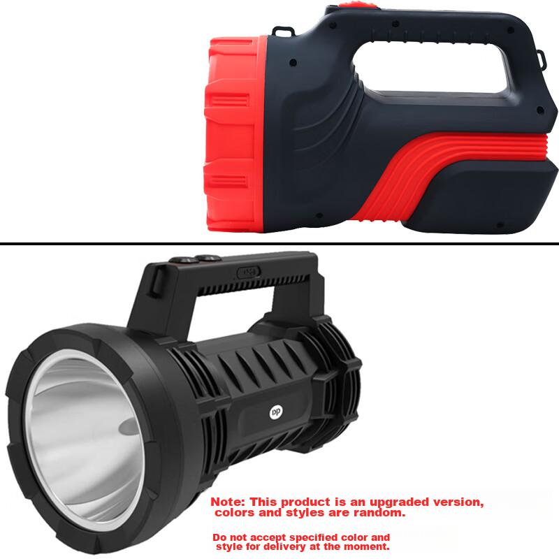 High-Intensity Long-Range Flashlight with Long Battery Life, Rechargeable Searchlight, Outdoor Emergency Light, Camping And Fishing Lamp 7077