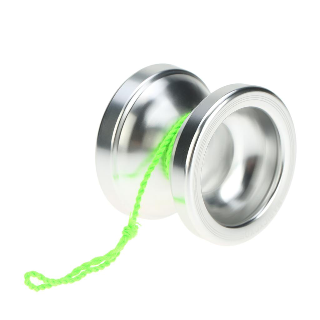 Professional     T6   Aluminum Alloy Metal   8   KK Bearing with String for Kids Silver