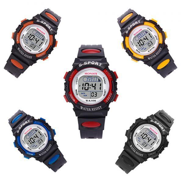New Women's Square Digital Display Wristwatch Casual Waterproof Sports Wrist Watch