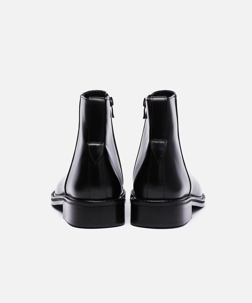Custommood Rain Cowhide Chelsea Boots (Black Fg)