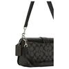Coach Georgie 26 Classic Monogram Studded Carriage Logo Coated Canvas Underarm Bag Wine God Bag Crossbody Shoulder Bag Medium Women bags 5605-SVS3L