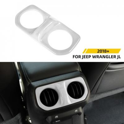 White Rear Air Conditioner Vent Outlet Cover Trim for Jeep Wrangler JL/JT 2018+
