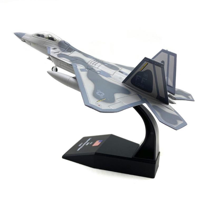1/100 Scale Diecast Alloy Model F-22 Fighter US Air Force Aircraft F22 Raptor Collect Gifts