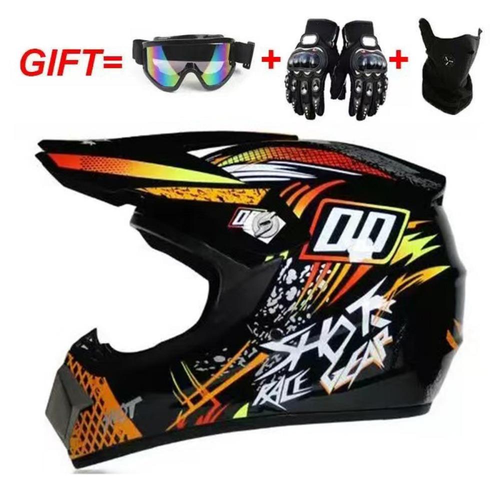 Cool Helmet Junior Motorcycle Helmet Mountain Bike ATV Off-Road Vehicle Helmet