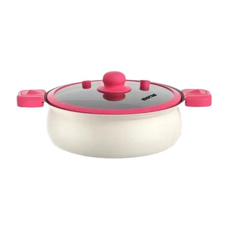 ZISIZ Rose Red Double-Ear Micro-Pressure Stew Pot
