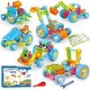 AMYCOOL Car and Drill Toy A Popular DIY Toy for Boys and Featuring a Transforming Tool and Perfect for and Other Special Colorful Ages 6 and 10-in-1