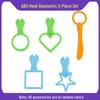 Handmade Colored Playdough Set for Kids with Molds and DIY Tools
