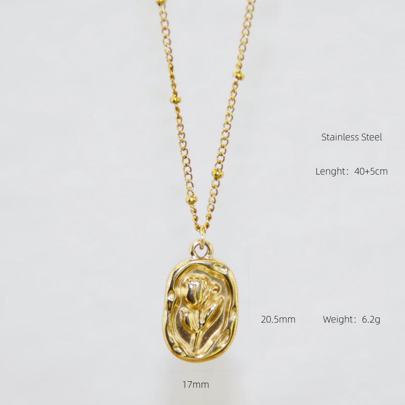 Women's Radiant Eye Pendant Cross Chain Necklace - Versatile Street Style Jewelry in Stainless Steel