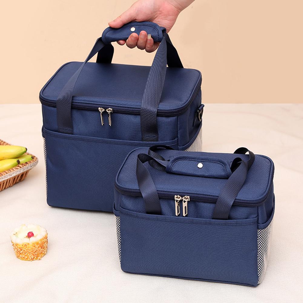 Portable Lunch Box Handbag Large Capacity Waterproof Insulation Bag For Camping