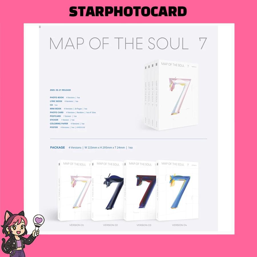 [READY STOCK] BTS - MAP OF THE SOUL : 7 [4th ALBUM]
