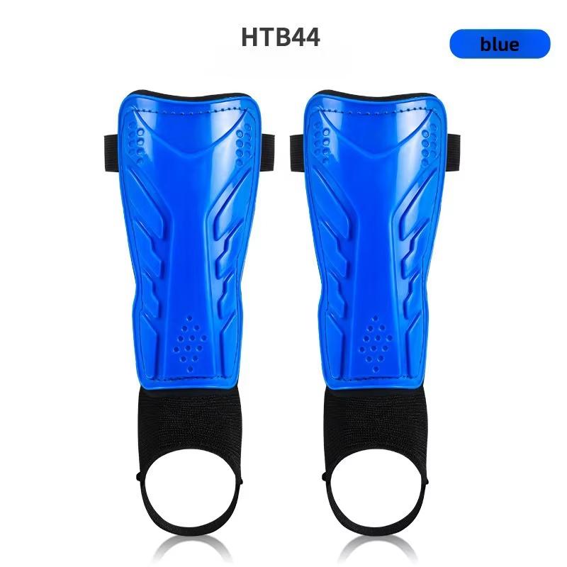 Professional Custom Sports Protective Gear Durable PU Shin Guards for Adults Children Cross-Border Football Ankle/Calf Shin S синий