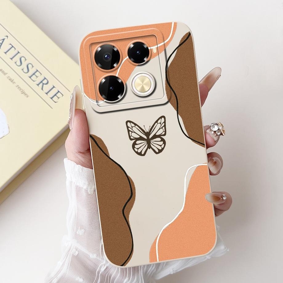 For Infinix Note 40 Pro Plus Coques Cover Luxury Liquid Silicone Soft Phone Case For Infinix Note 40 Pro 4G 5G Capa Women Style