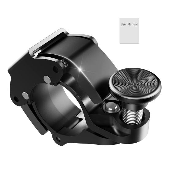 

Велосипедный звонок Q-образный 22-24 мм, установленный на руле, портативный, из алюминиевого сплава, рожок для горного велосипеда, аксессуары для велосипеда чёрный