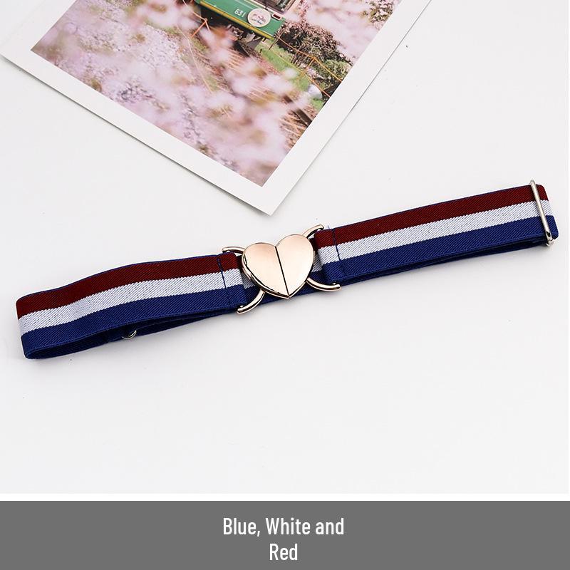Adjustable Elastic Woven Belt with Hook for Men & Women